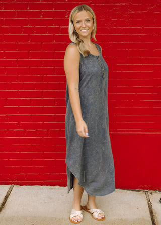 Calling Paradise Dress in Navy