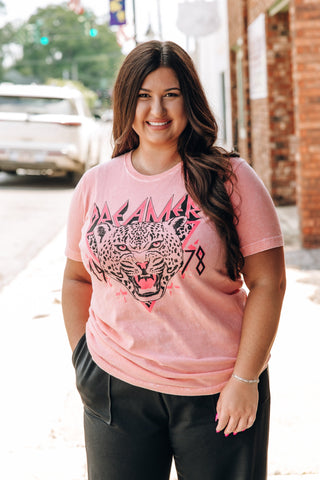 Dreamer Leopard Graphic Tee