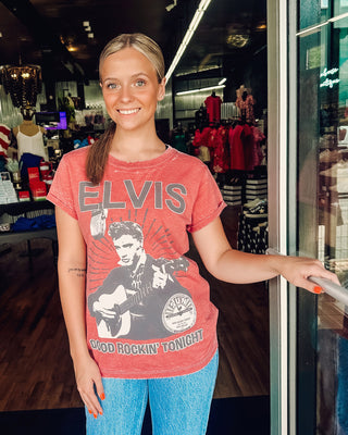 Elvis Burnout Tee