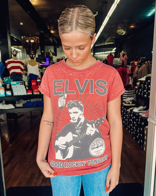 Elvis Burnout Tee