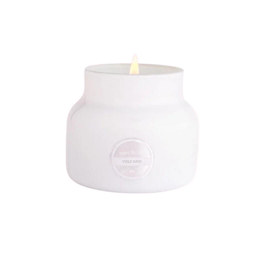 8 oz Petite Volcano Candle - White